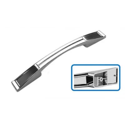 PUXADOR ABS ENCAIXE ITACOLOR 130MM CROMADO